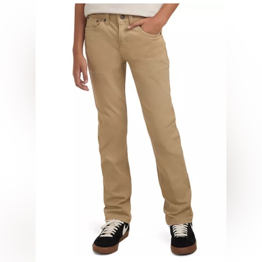 Levi's boys 511 slim jeans in Tan size 12 regular